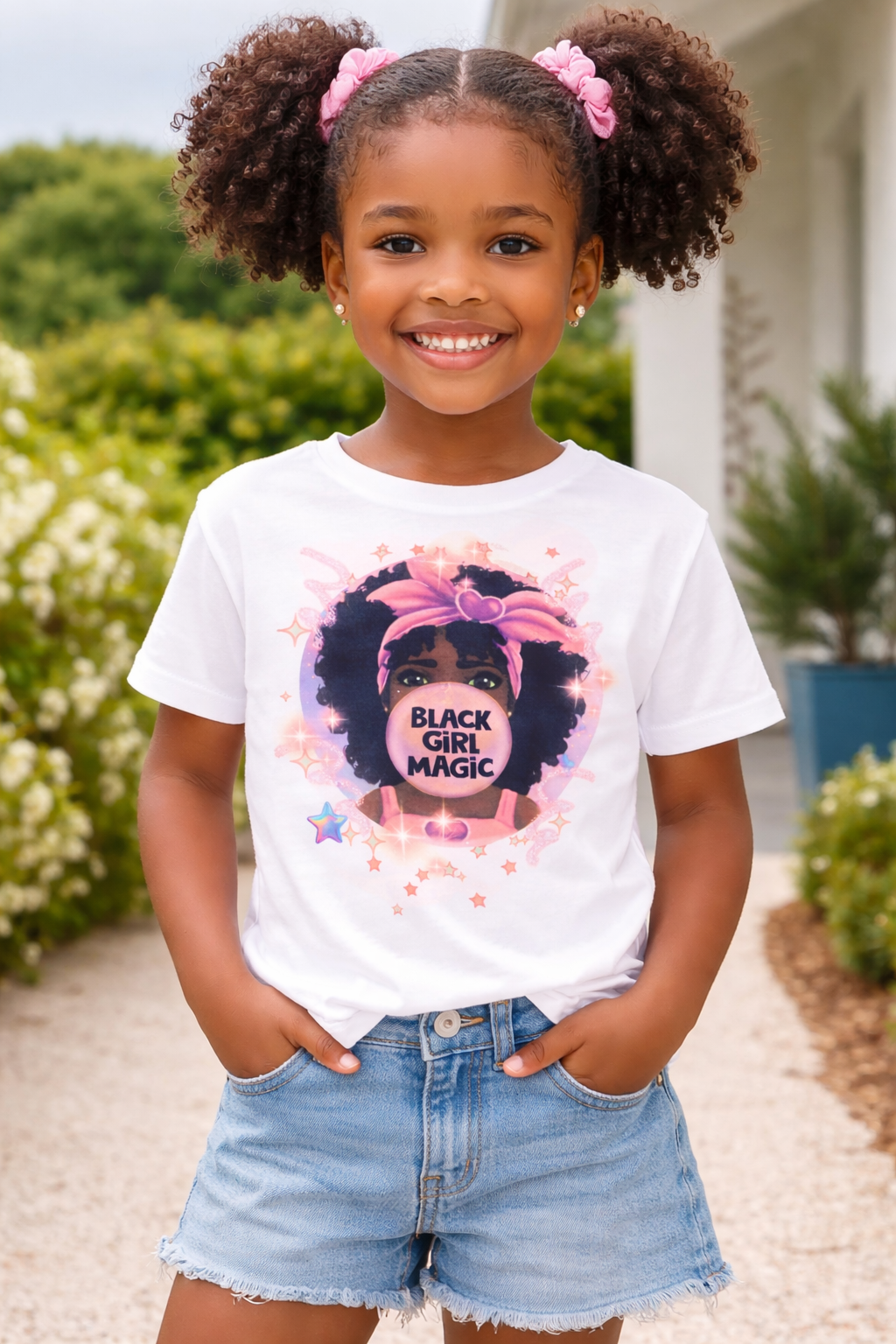 Black Girl Magic T-shirt + 120-Piece Puzzle Set