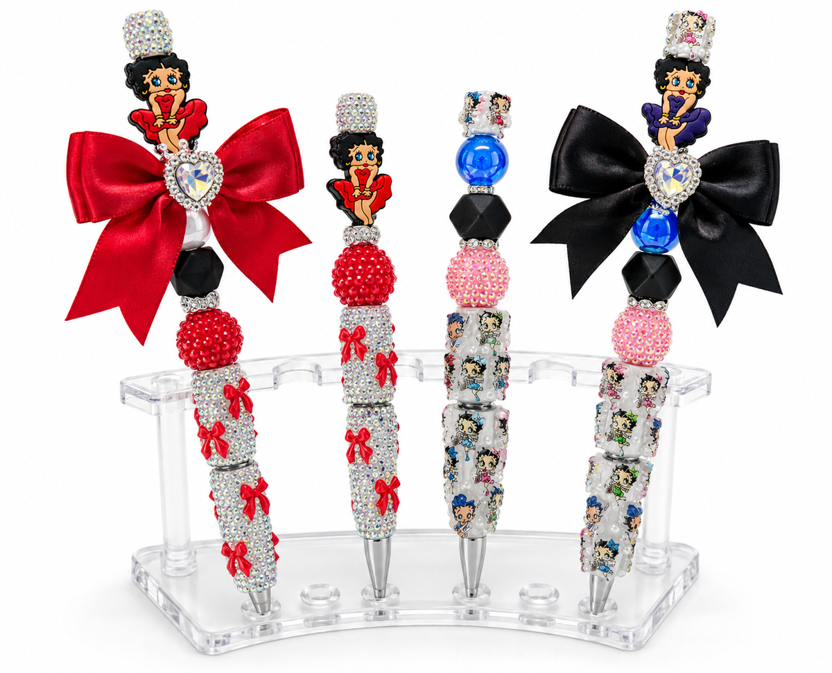 Vintage Glam Character Inspired Beaded Pen