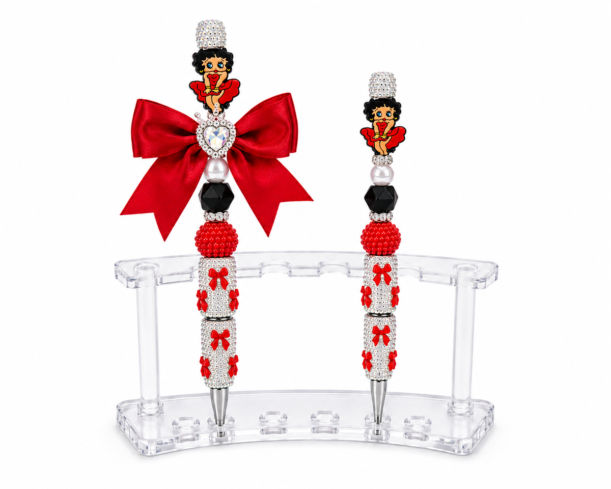 Vintage Glam Character Inspired Beaded Pen