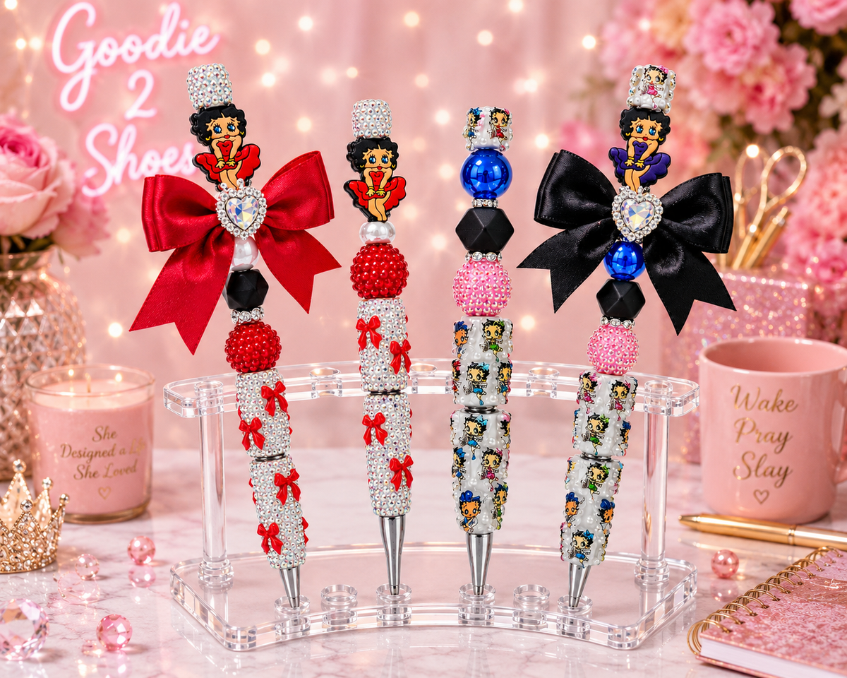 Vintage Glam Character Inspired Beaded Pen