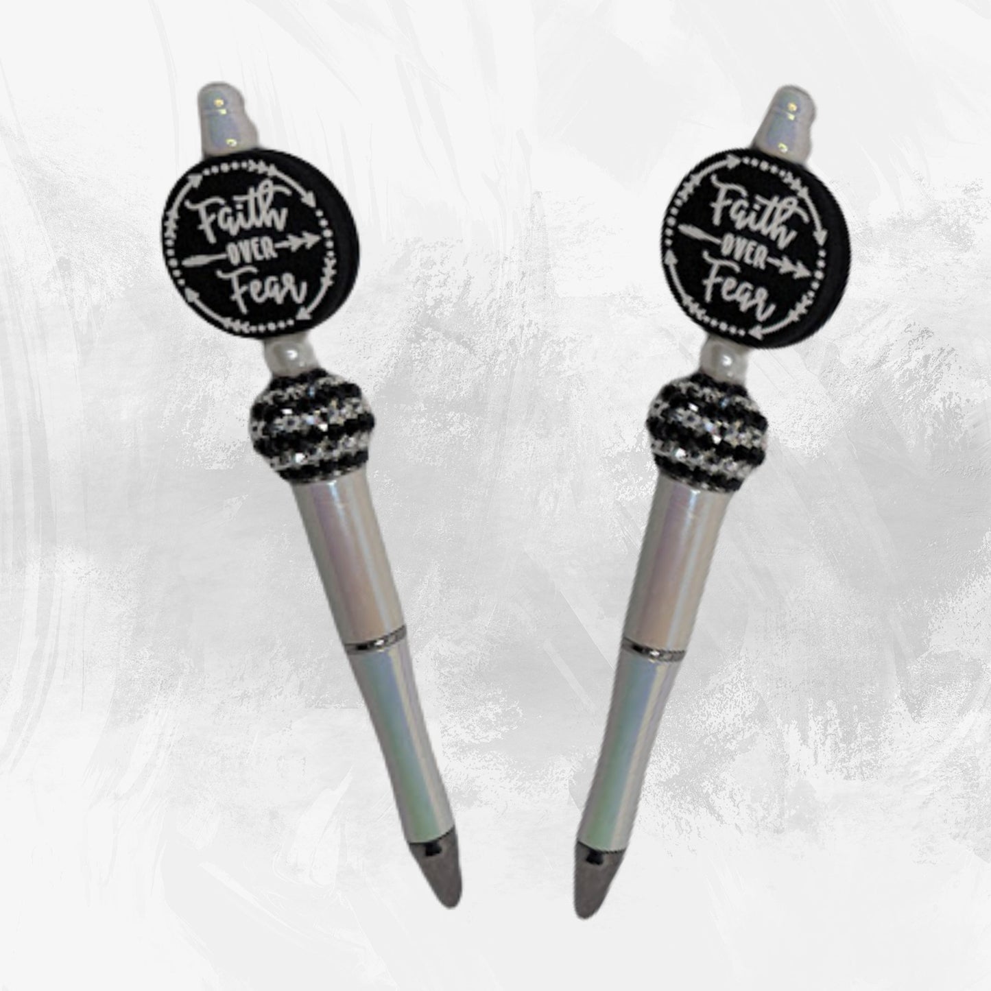 Faith & Fierce Pen + Keychain Set