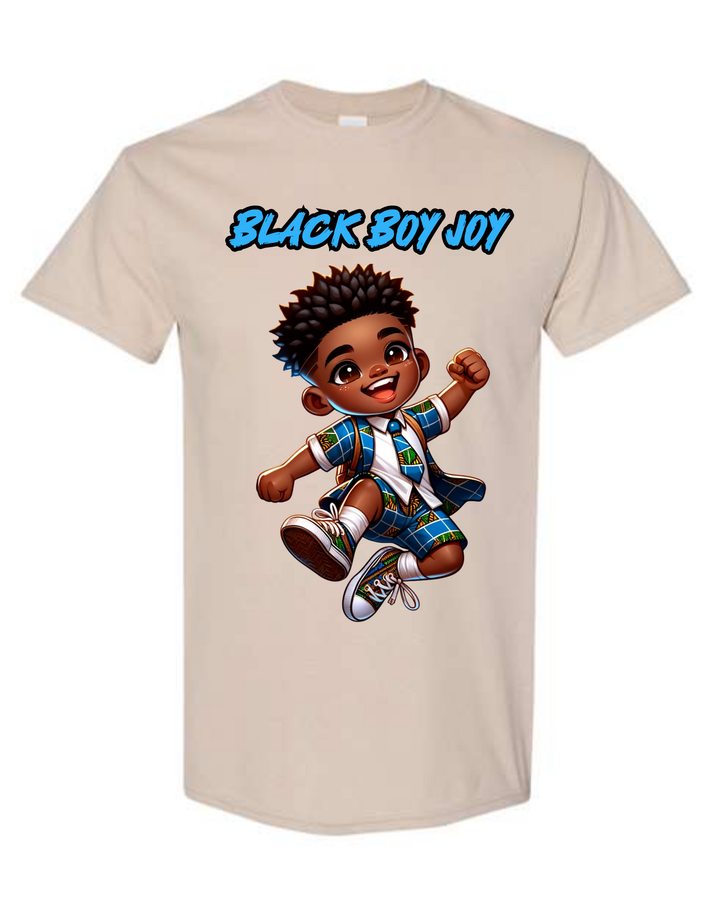 Black Boy Joy T-Shirt – Cute African American Toddler Shirt – Youth Graphic Tee for Boys