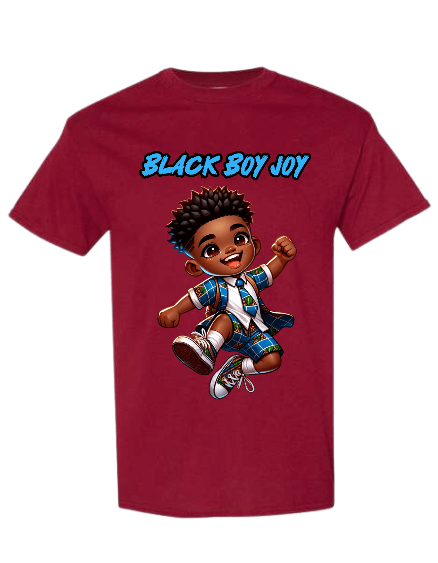 Black Boy Joy T-Shirt – Cute African American Toddler Shirt – Youth Graphic Tee for Boys