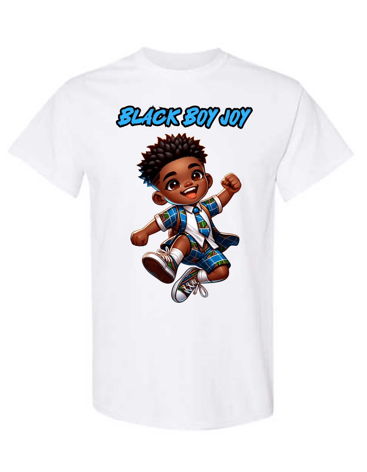 Black Boy Joy T-Shirt – Cute African American Toddler Shirt – Youth Graphic Tee for Boys